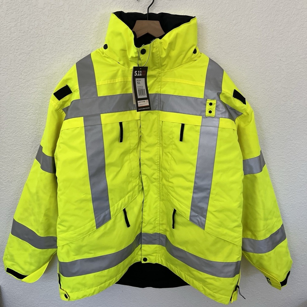 5.11 Tactical Men's 3-In-1 Reversible High-Visibility Parka, Style 48033 Read